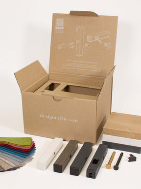 modular shelving sample kit